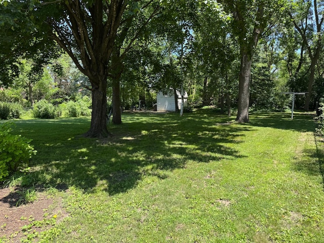 167 Poplar Ave N, Annandale, MN 55302 - view of green lawn with a shed
