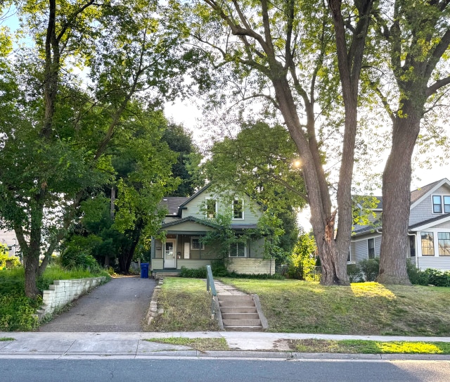 663 Smith Ave S, Saint Paul, MN 55107 - view of front of house with asphalt driveway