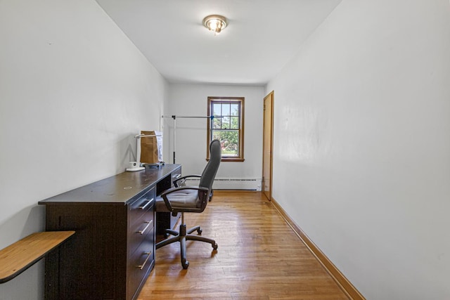 440 6th St, Lafayette, MN 56054 - office with light wood-style flooring and baseboards