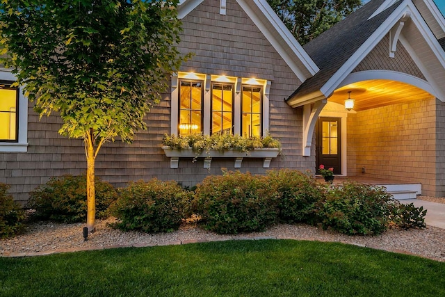 5815 Howards Point Rd, Shorewood, MN 55331 - view of front facade featuring a front lawn