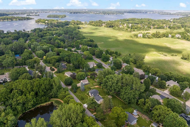 5815 Howards Point Rd, Shorewood, MN 55331 - aerial perspective of suburban area featuring a nearby body of water
