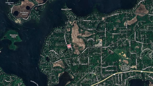 5815 Howards Point Rd, Shorewood, MN 55331 - aerial overview of property's location