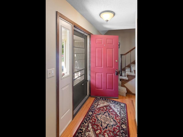 461 Dudley Ave, Shoreview, MN 55126 - entrance foyer featuring stairs and light wood-type flooring