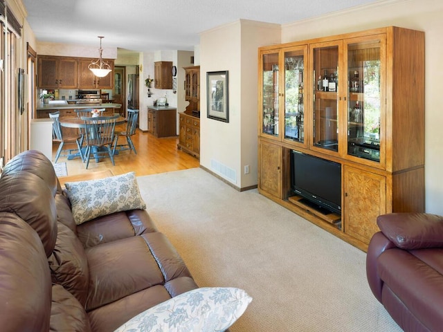 461 Dudley Ave, Shoreview, MN 55126 - living area featuring light colored carpet and baseboards