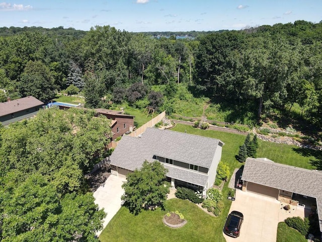 461 Dudley Ave, Shoreview, MN 55126 - view of subject property with a heavily wooded area