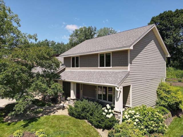 461 Dudley Ave, Shoreview, MN 55126 - view of front facade featuring a shingled roof and a front yard