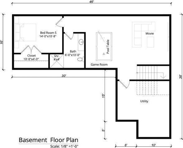 987 Island Lake Ave, Shoreview, MN 55126 - view of room layout