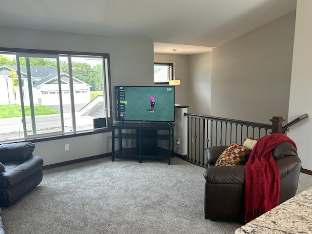 3454 237th Ave NW, Saint Francis, MN 55070 - living area with carpet and baseboards