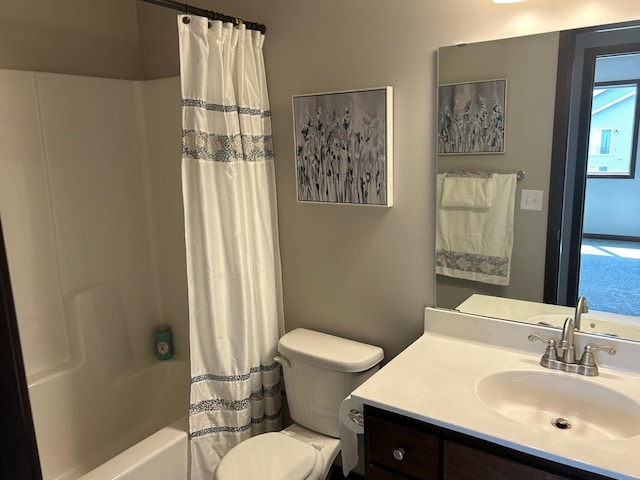 3454 237th Ave NW, Saint Francis, MN 55070 - full bathroom with vanity and shower / bath combination with curtain
