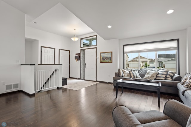 6028 59th Ave S, Fargo, ND 58104 - living room with wood-type flooring and recessed lighting