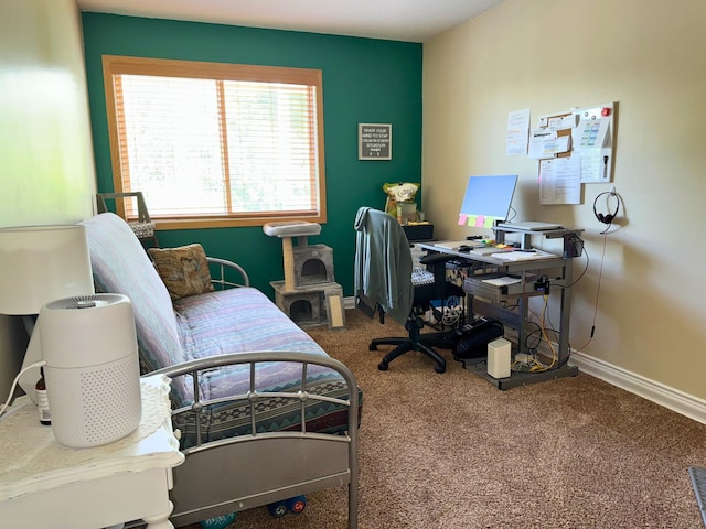 120 Demont Ave E Unit 208, Little Canada, MN 55117 - carpeted home office featuring baseboards