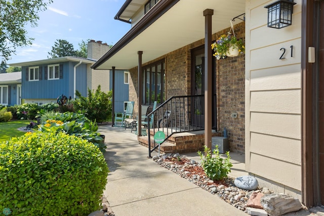 21 35th Ave NE, Fargo, ND 58102 - entrance to property with brick siding and covered porch