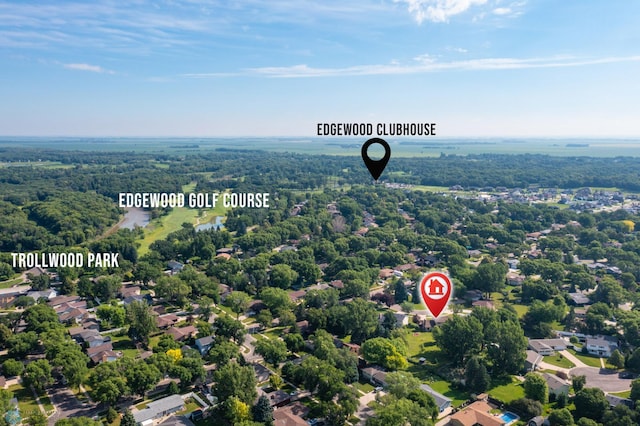21 35th Ave NE, Fargo, ND 58102 - drone / aerial view of a heavily wooded area