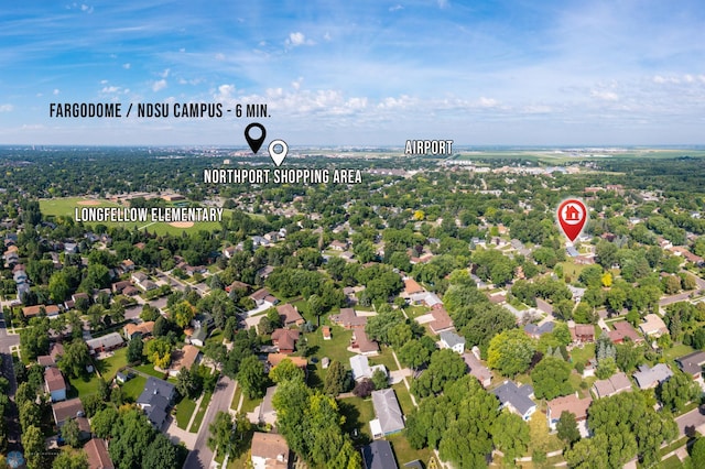 21 35th Ave NE, Fargo, ND 58102 - aerial perspective of suburban area