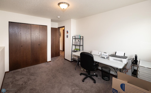 34 Cedar Dr, Mapleton, ND 58059 - carpeted office space with a textured ceiling