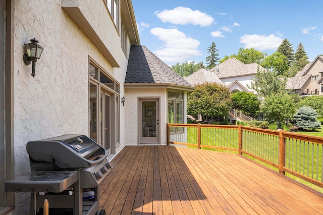 4803 Chantrey Pl, Minnetonka, MN 55345 - wooden terrace featuring grilling area