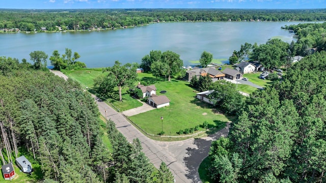 3322 277th Ave NW, Stanford Twp, MN 55040 - aerial view of property's location with a forest and a nearby body of water