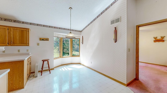 120 6th St SW, Chatfield, MN 55923 - unfurnished dining area featuring lofted ceiling and light flooring