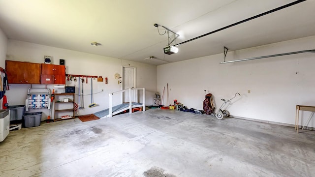 120 6th St SW, Chatfield, MN 55923 - garage featuring a garage door opener
