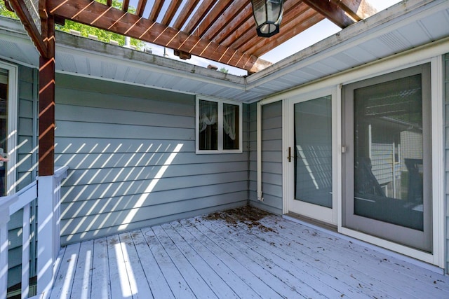 120 6th St SW, Chatfield, MN 55923 - wooden deck featuring a pergola