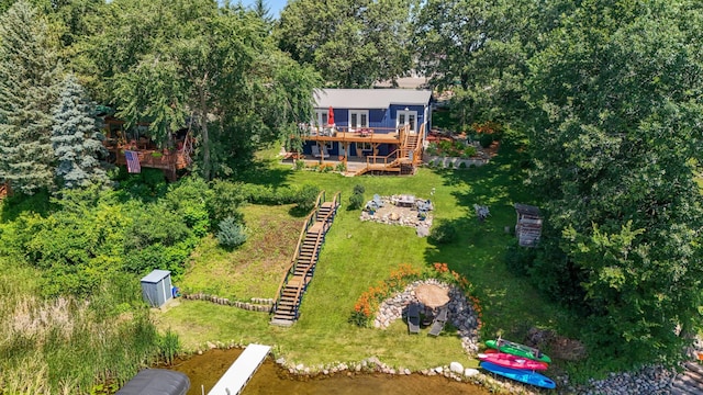 13491 80th St NW, Annandale, MN 55302 - view from above of property