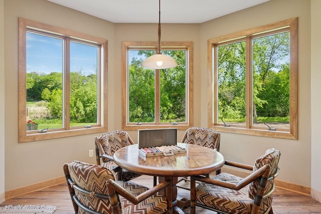 1656 Isabella Pkwy, Chaska, MN 55318 - dining room with healthy amount of natural light and wood finished floors