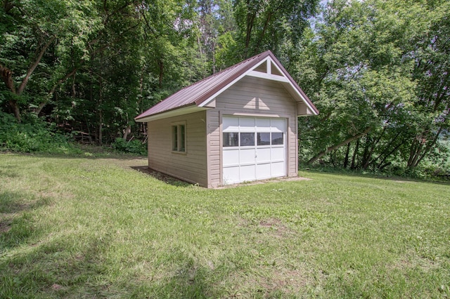 N6050 270th St, Lucas Twp, WI 54751 - view of detached garage