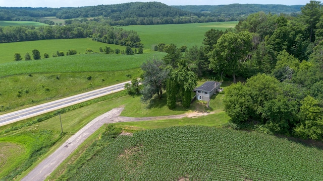 N6050 270th St, Lucas Twp, WI 54751 - aerial view of property and surrounding area featuring rural landscape