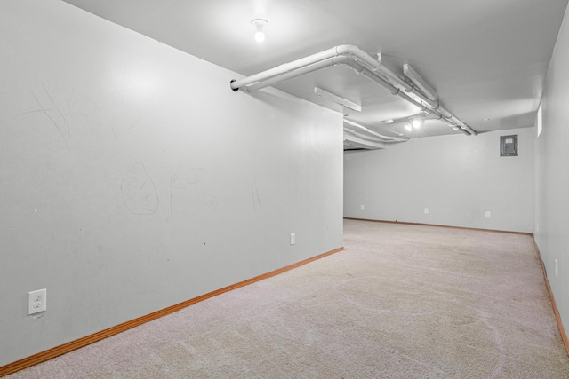 1066 Woodbridge St, Saint Paul, MN 55117 - finished below grade area with carpet and baseboards