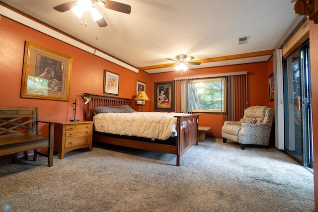 1606 5th St N, Fargo, ND 58102 - carpeted bedroom with a ceiling fan