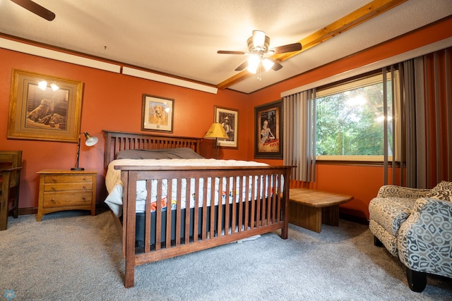 1606 5th St N, Fargo, ND 58102 - carpeted bedroom with a ceiling fan