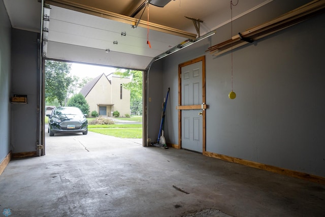 1606 5th St N, Fargo, ND 58102 - garage featuring baseboards