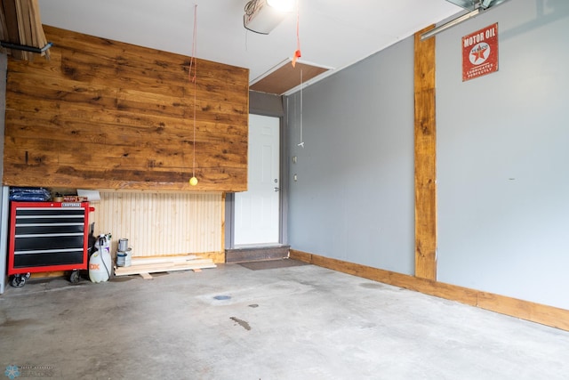 1606 5th St N, Fargo, ND 58102 - garage featuring baseboards