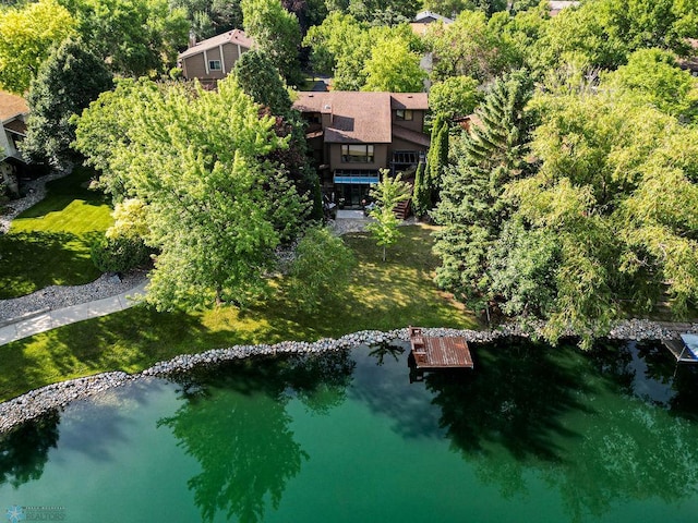 15 Fremont Dr S, Fargo, ND 58103 - view from above of property with a nearby body of water