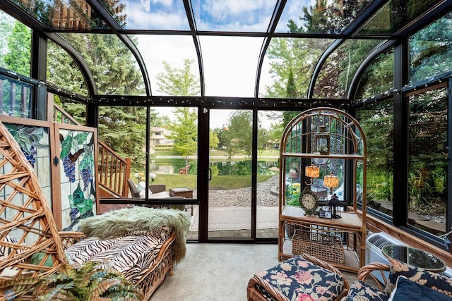 15 Fremont Dr S, Fargo, ND 58103 - sunroom / solarium featuring a water view