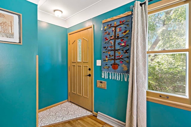 5501 30th Ave S, Minneapolis, MN 55417 - entryway with wood finished floors and baseboards