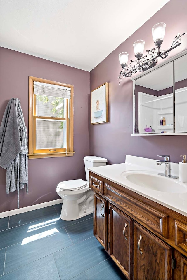 5501 30th Ave S, Minneapolis, MN 55417 - full bath featuring vanity, tile patterned floors, and a shower