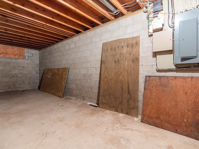 15170 141st Ave, Wadena, MN 56482 - unfinished basement featuring electric panel