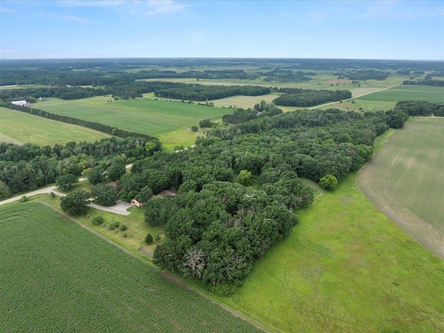 15170 141st Ave, Wadena, MN 56482 - aerial view of property and surrounding area with rural landscape and rows of crops