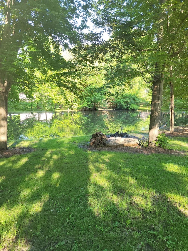 4527 Cushing Ave NW, Buffalo, MN 55313 - view of green lawn with a water view