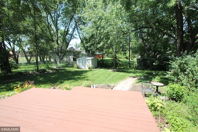 10628 Direct River Dr NW, Coon Rapids, MN 55433 - wooden terrace with a shed