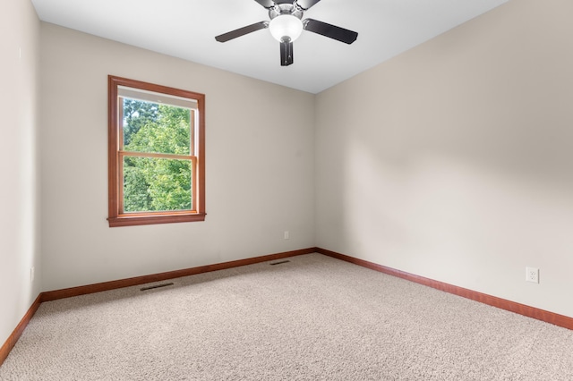 2309 Teakwood Ln SW, Rochester, MN 55902 - empty room with carpet floors and ceiling fan