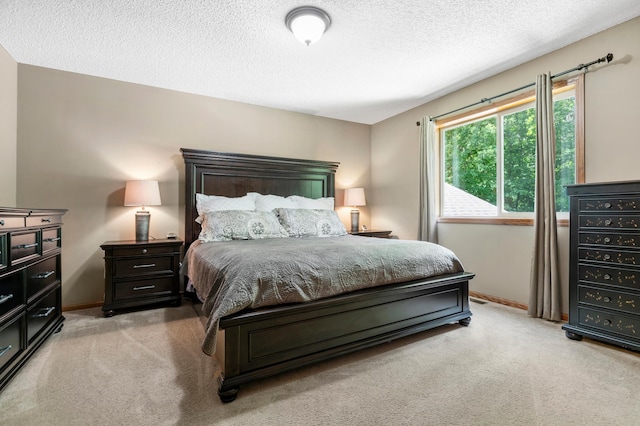15784 103rd St SE, Becker Twp, MN 55308 - bedroom with light colored carpet and a textured ceiling