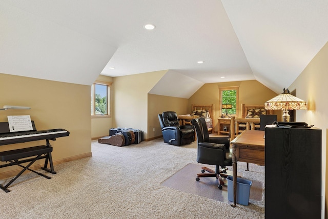 9449 Ehler Ave SE, Delano, MN 55328 - carpeted office space with lofted ceiling and recessed lighting