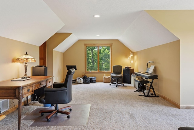 9449 Ehler Ave SE, Delano, MN 55328 - carpeted office space with vaulted ceiling and recessed lighting