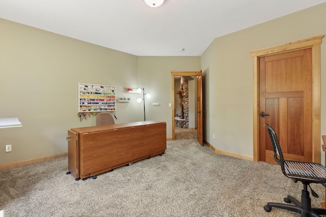 9449 Ehler Ave SE, Delano, MN 55328 - office area with carpet flooring and baseboards