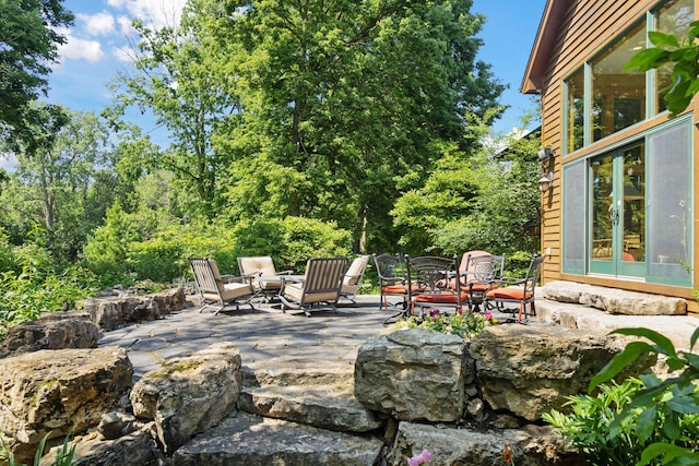 9449 Ehler Ave SE, Delano, MN 55328 - view of patio with french doors