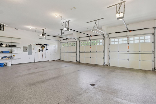 9449 Ehler Ave SE, Delano, MN 55328 - garage with electric panel and a garage door opener