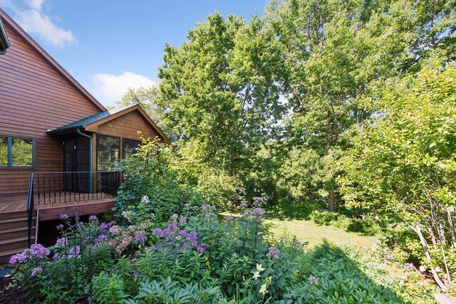 9449 Ehler Ave SE, Delano, MN 55328 - view of yard with a deck