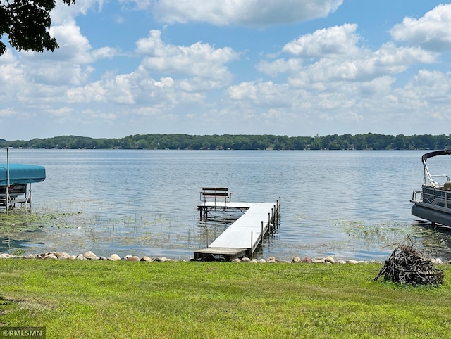 11436 Hoyer Ave NW, Annandale, MN 55302 - dock featuring a water view